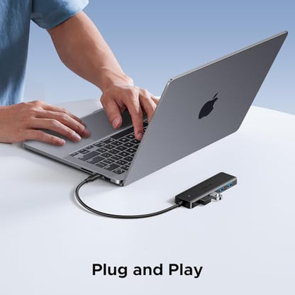 UGREEN USB C Hub, 4 Ports USB A Splitter Ultra-Slim USB Expander for Mouse, Keyboard, Flash Drive, U Disk, Printer Compatible with Laptop, Desktop PC, Xbox, PS5, and More 0.5FT - size: 0.5FT, style: USB-C