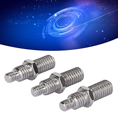 KIMISS 3Pcs 3/8 to 1/4in Male Threaded Screw Adapter Camera Tripod Mount Double Sided Standard Mounting Camera Screw Adapter Thread Camera Tripod Conversion Tripod Screw for Tripod PTZ