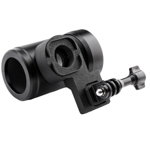 Scope Camera Adapter – Compatible with GoPro Hero 9/10/11/12 – Lightweight All-Aluminum Mount with Built-in Sunshade for Outdoor Shooting - size: GoPro Hero - Scope Camera Mount (Elite)