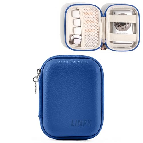 Digital Camera Case for CAMKORY, KODAK PIXPRO FZ45/FZ55, Canon IXUS 285 HS, Lecran, Small Travel Compact Camera Holder with Mesh Pocket for Accessories SD Card (Royal Blue) - color: Royal Blue