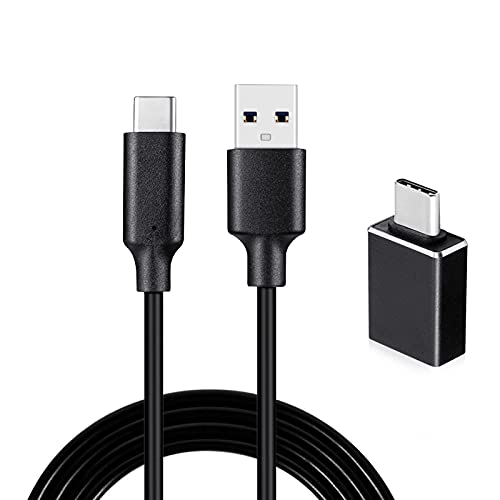 weishan Type C to USB Cable Compatible with Focusrite Scarlett Solo(3rd Gen), Scarlett 2i2(3rd Gen) USB Audio Interface, with USB C Male to USB Female Adapter, 6.6 ft - style: Glossy