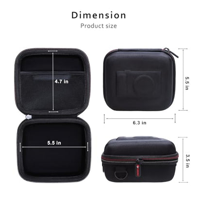 XANAD Hard Case for Sony a6400/a6700/a6100/a6000/a5000/a5100/ZV-E10/ZVE10 II or Fujifilm X100VI / X100V Digital Camera (Black) - color: Black
