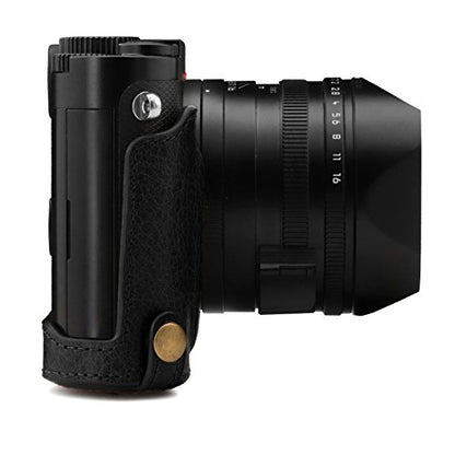 Mega Gear MG1402 Leica Q-P, Q (Typ 116) Ever Ready Genuine Leather Camera Case and Strap, with Battery Access, Black - color: Black