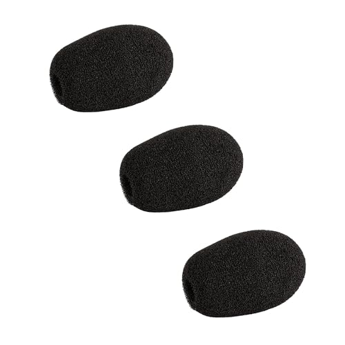 LEFXMOPHY Windscreen Compatible for Logitech G PRO X, Pro X 2, SE Gaming Headset Microphone Pop Filter Protector, 3-pack Black Foam Accessories