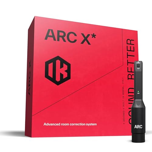 IK Multimedia ARC X Room Correction, Monitor Calibration & Speaker Emulation – Studio Acoustic Measurement Mic, Virtual Monitoring & Low-Latency Plug-in Included - size: ARC X w Mic