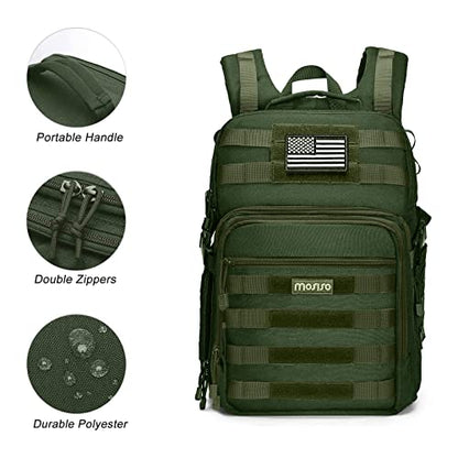 MOSISO Camera Backpack, DSLR/SLR/Mirrorless Tactical Camera Bag Case with Laptop Compartment Compatible with Canon/Nikon/Sony, Army Green - color: Army Green