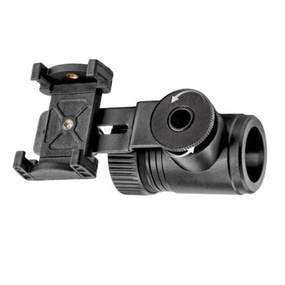 Rifle Scope Smartphone Adapter – Premium Aluminum Camera Mount with Quick Twist Lock & Dual View Angles – Ideal for Hunting, Bird Watching & Target Shooting - size: Smartphone - Scope Phone Mount