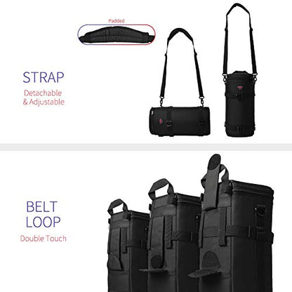 Lens Pouch For DSLR Camera Lens Fits for Canon, Nikon, Pentax, Sony, Olympus, Panasonic, and other Lens - size: BL-0012