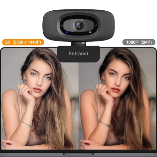 1080P Webcam for PC Laptop MacBook Computer Desktop, with Microphone & Privacy Cover & USB C Adapter