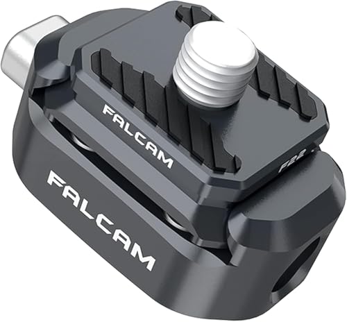FALCAM F22 Quick Release Mount for Insta360, 1/4" Thread Quick Release Plate QR System Camera Tripod Mount Adapter Panoramic Camera Accessory for Insta 360 ONE RS, ONE X/X2/X3/Go 3/Ace Pro - color: F22 QR System for insta360