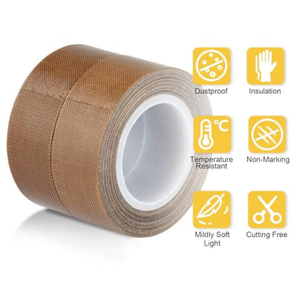 Light Strip Masking Tape 0.78inx 32.8ft Brown Light Dimming Tape for Soften Light, 2PCS - color: Brown