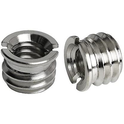 1/4"-20 Female to 3/8"-16 Male Tripod Thread Adapter LUORNG 10PCS Standard Screw Adapter Reducer Bushing Converter for DSLR Camera Camcorder Monopod Stand, 3/8 to 1/4 Tripod