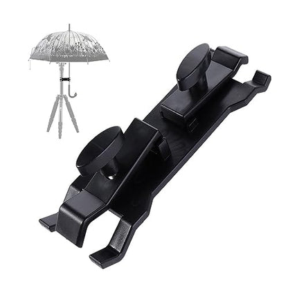 Leadigol Camera Tripod Umbrella Clip Holder Clamp Bracket, Plastic Umbrella Holder Clip for Photography Accessory Photo Studio Tripod Outdoor Umbrella DSLR Camera Fixation Clamp