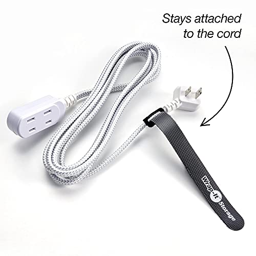 Wrap-It Storage Cable Management Value Pack - 40 Self-Gripping Cable Ties, 20 Cable Labels, 12ft Perforated Self-Gripping Roll - For Home, Office, Desk, Wire, Cable Wrap, Cord Management Organization