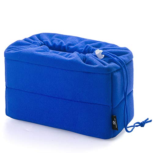 Koolertron Shockproof Camera Photo Bag for SLR TLR Camera Insert Partition Padded Case,Can be Put Directly Into the SLR Camera Bag With Freely Adjustable Compartment - color: Blue
