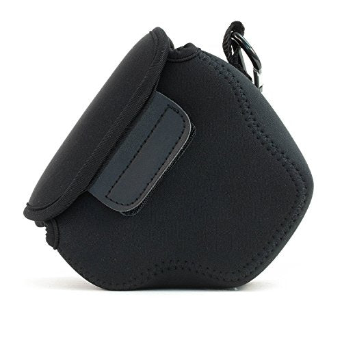MegaGear ''Ultra Light'' Neoprene Camera Case Bag with Carabiner for Canon PowerShot SX540 HS, SX530 HS, Canon PowerShot SX420 IS, SX410 IS Digital Cameras (Black) - MG505 - color: Black