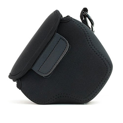 MegaGear ''Ultra Light'' Neoprene Camera Case Bag with Carabiner for Canon PowerShot SX540 HS, SX530 HS, Canon PowerShot SX420 IS, SX410 IS Digital Cameras (Black) - MG505 - color: Black