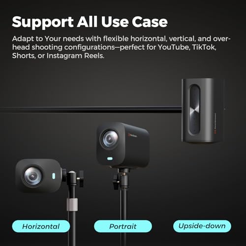 NearStream 2-Pack VM20 4K Wired Streaming Cameras with ST40 Stand & Clamp Mount – for Livestreaming, Video Creation, and Home Studio Use