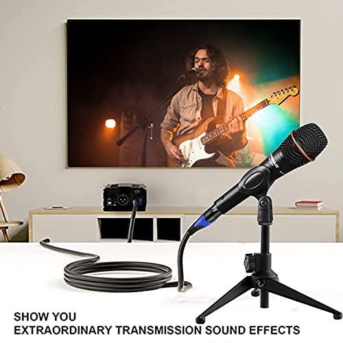 XLR Cables 15Ft, Microphone Cable Male to Female 3 Pin - 1 Pack | Mic Cable for Speaker Systems, Radio Station, and More - size: 15 Ft 1 Pack