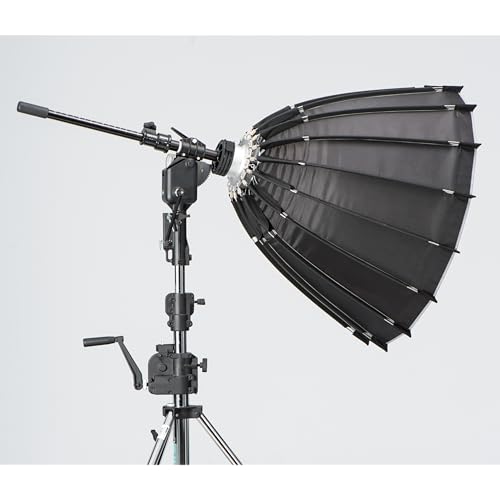 Kupo Heavy-Duty Tilt Head with Crank Handle, Precision Gear Drive, and Reinforced Build for Accurate Angle Control of Broncolor para Reflectors and Large Lighting Modifiers in Studio Use (KG604111)