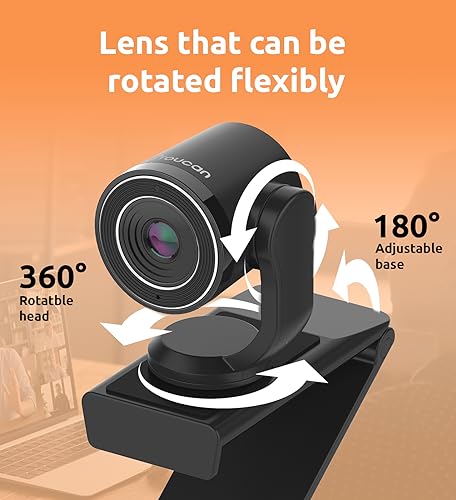 TOUCAN 1080P Webcam with Microphone,FHD Streaming Camera with 1080P/60fps,Privacy Protection Plug Play Ultra Compact Web Cam w/ 89°View for Computer/Meeting/Online Classes/Zoom/YouTube - style: W100+Webcam