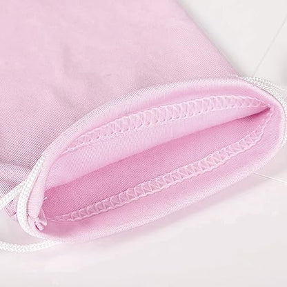 6pcs Eyeglasses Sunglasses Microfiber Pouch Bag, Cell Phone Storage Pouch 7.1" x 3.5" - color: Pink