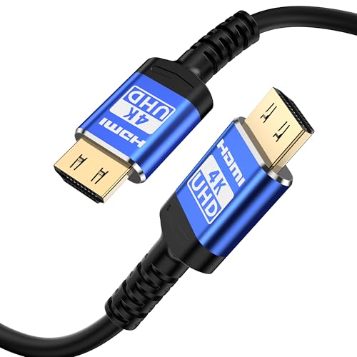 18Gbps hdmi cables 25 ft with Gripping Connectors,4k ultra high speed Ethernet 2.0 Flexible cord Support 4K@60Hz 4:4:4 HDR,HDCP2.2,ARC,3D and CEC for HDTV/PS4/3/Xbox/Monitor/Projector ect - size: Standard 25 ft