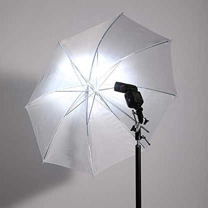 Flash Bracket U-Shape,180° Adjustable Swivel Umbrella Softbox Holder with 1/4" to 3/8" Screw &Nut Adapter and Cold Shoe Mount for DSLR Cameras,Speedlites,Tripod,Light Stand,Studio,LED Light