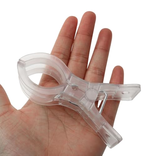 10PCS Plastic Transparent Spring Clip Large Balloon Arch Fixture for Backdrop Fixing Birthday Decoration Craft Photography Studio Accessory