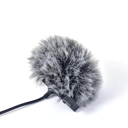 Ruittos 5 Packs Lavalier Microphone Wind Screen Furry Muffs Diameter 1cm Fits Most Lapel Clip Lav. Mini Lapel Microphone Dead Cat Windscreens (5 deadcats) - style: 5 deadcats
