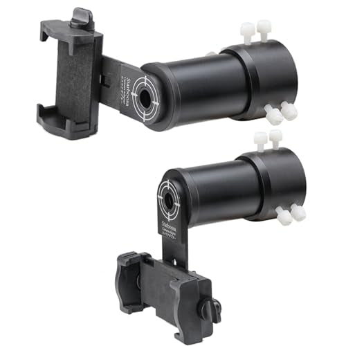 Rifle Scope Mount Camera Adapter - Smartphone Camera Adapter for Hunting Teaching | Universal phone adapter; stable alignment; wide compatibility - size: Alum Single View 33~46mm