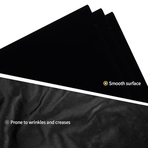 SITTO Product Photography Backdrops, Light-Absorption Black Flocked Cloth and White Paper Photo Backdrop Board with 2Pcs Bracket Small Photography Props for Model, Jewelry, Cosmetics etc (15.7x11.8) - color: Black and White