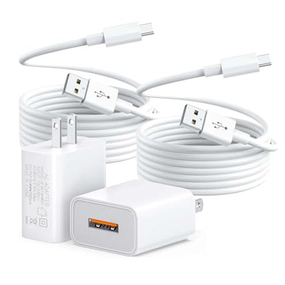 2 Pack 10FT White USB-C Charging Cable for Arlo Essential 2K, Alro Essential 2nd Generation, Blink Outdoor4 4th Generation, Petcube Cam 360 - Surveillance Camera Charger Charging Cord