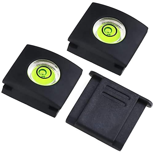 MOBOREST Camera Level Hot Shoe Level Hot Shoe Cover Flashlight Bubble Level Protector for Canon Nikon Panasonic Fujifilm Olympus Pentax Sigma DSLR/SLR/Evil (4+2PCS)