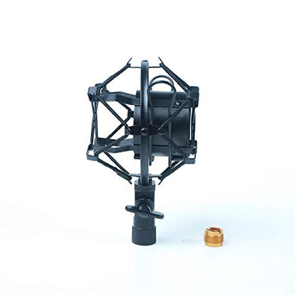 Universal Shock Mount for Shotgun Microphones fits 5/8 and 3/8 Inch Boom Poles