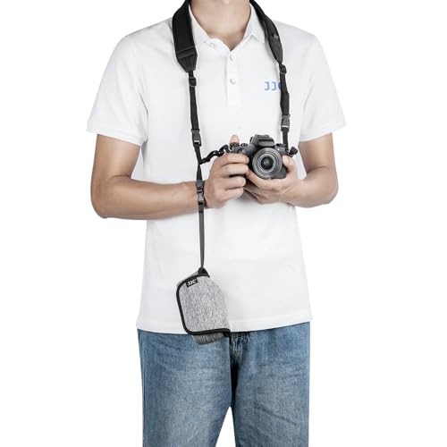 KIWIFOTOS Neoprene Camera Sleeve for Leica D-LUX 8 Sony ZV-E10 II A6400 | 6mm thick Neoprene Pouch for fits Camera≤4.7x2.9x3.4in. Anti Scratch. Touch-fastening flap. without strap - color: Neoprene Camera Case Gray