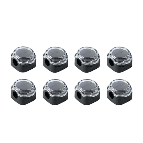 Magnetic Cable Organizer Set, 8 Pcs Easy Adhesion Desk & Wall Mount Holders for Mobile Phones and USB Cables, Perfect for Office, Kitchen, Car, and Bedside Use (Black)