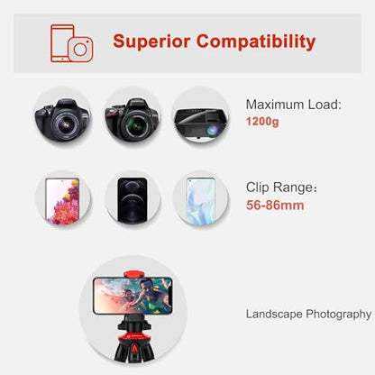 Fotopro Flexible Phone Tripod Bendable for Mini Camera Handheld Tripod Stand for Phone Vlogging Travel Video - style: UFO tripod
