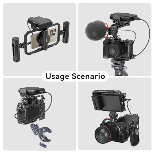 SmallRig Aluminum Power Bank Holder, Powerbank Mount Clamp Compatible with Width Range: 53 mm–84 mm (2.1–3.3 inches) and Thickness Range: 0 mm–18 mm (0–0.7 inch) Power Banks - BUB2336