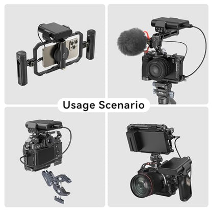 SmallRig Aluminum Power Bank Holder, Powerbank Mount Clamp Compatible with Width Range: 53 mm–84 mm (2.1–3.3 inches) and Thickness Range: 0 mm–18 mm (0–0.7 inch) Power Banks - BUB2336