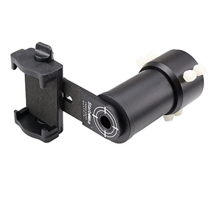 Rifle Scope Mount Camera Adapter - Smartphone Camera Adapter for Hunting Teaching | Universal phone adapter; stable alignment; wide compatibility - size: Alum Single View 33~46mm