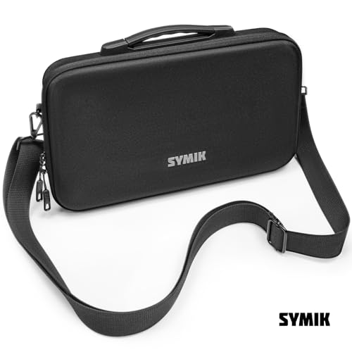 SYMIK S320-X Carrying Case for Insta360 X5 X4 Air, Anti-water Splash, Anti-shock Compact Travel Bag with Shoulder Strap, Handy Handle, Protective Storage Nylon Case for Insta 360 X5 X4 Air Accessories