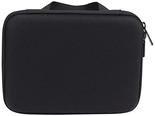 Amazon Basics Small Portable Protective Carrying Case for GoPro and Action Camera, Padded with Secure Handle, 9 x 7 x 2.5 inches, Black