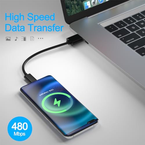 Short Micro USB Cable,Android Charger Compatible with Fire Stick,for Roku Stick,PS4,for Xbox.Fast Charging Cord for Kindle Tablet,for Bose SoundLink Speaker,Chromecast,Computer Phone,Power Bank,8 inch