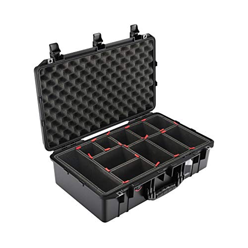 Pelican Air 1555 Case With Trekpack Dividers - Black - color: Black, size: With TrekPak Dividers
