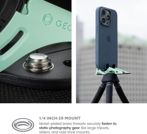Pocket Tripod PROv2 Wallet-Size iPhone Tripod - Universal Kit (Jasper Green) - color: Jasper Green