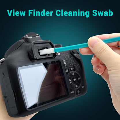 Aocii 20pcs Full Frame Camera Sensor Cleaning Kit, Lens Solution, 24mm Swab, 30ml Cleaner for Sony Nikon Canon FF CCD CMOS (Dust-Free Vacuum Packaging)