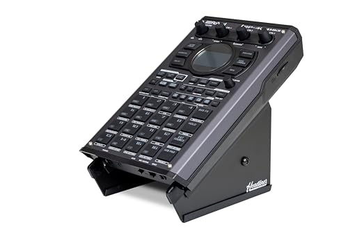 Headliner Adjustable Steel Desktop Production Stand (Small); Fits Small Synths, Samplers, Effects Modules, Drum Machines and more Music Production Gear for your Studio - size: Single-Tier Small Desktop Production Stand