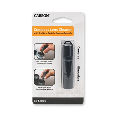 C6 Compact Lens Cleaner Pen, with Dry Nano-Particle Cleaning Formula | Reusable Cleaner with Retractable Soft Brush - Great For Optics, Camera Lenses and Screen Cleaning (CS-35) - style: 13mm Tip
