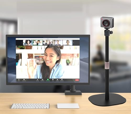 Heavy-Duty Webcam Stand, 18-inch Tabletop Webcam Tripod Holder Compatible with OBSBOT Tiny 3 / Tiny 3 Lite/Tiny 2/ Tiny SE/Meet 2 / Meet SE/Meet/Tail Air/Tail 2 Webcams